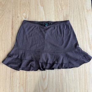 Wild Fable Chocolate Mini Skirt